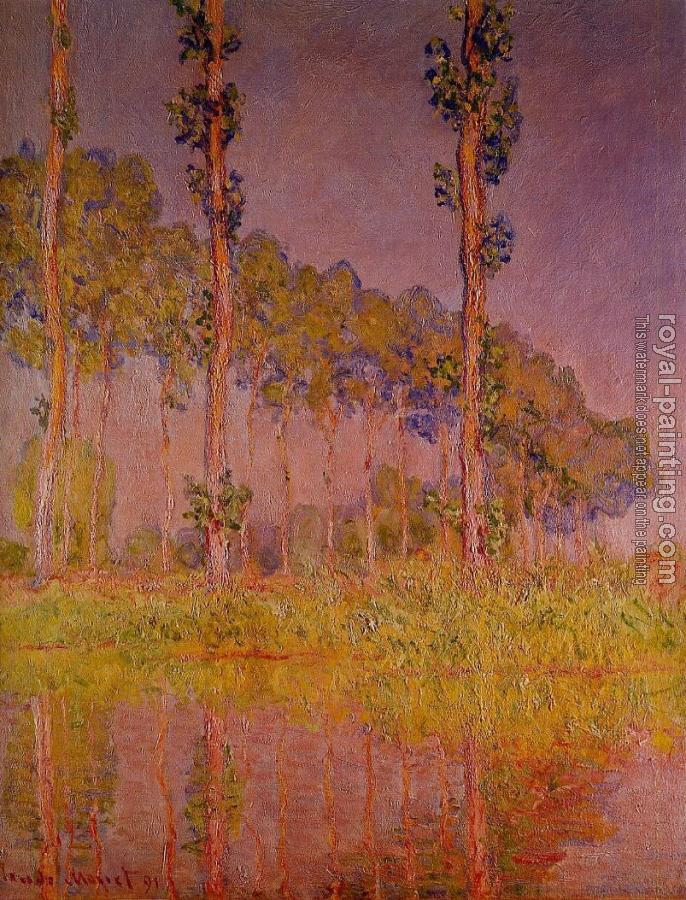 Claude Oscar Monet : Poplars in Spring